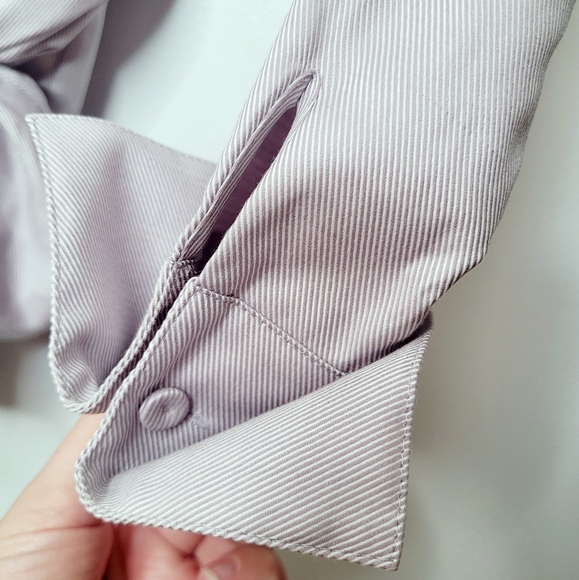2/$30 🌻 | Ann Taylor | Purple Wrap Around Tie Blouse - Picture 6 of 16